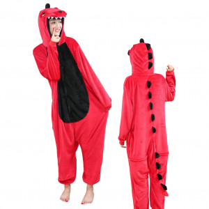 Кигуруми Динозаврик красный XL (175-185)